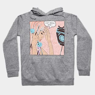 Just Bring Wine pop culture Hoodie